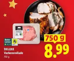 Lidl DELUXE Varkensrollade aanbieding