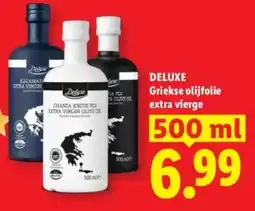 Lidl DELUXE Griekse olijfolie extra vierge aanbieding