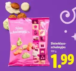 Lidl Sinterklaas- schuimpjes aanbieding