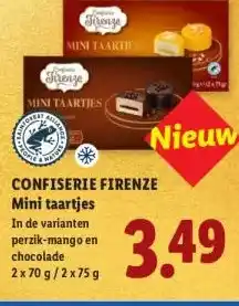 Lidl CONFISERIE FIRENZE Mini taartjes aanbieding