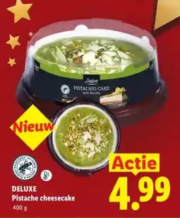 Lidl DELUXE Pistache cheesecake aanbieding
