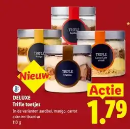 Lidl DELUXE Trifle toetjes aanbieding