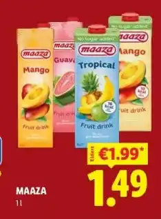 Lidl MAAZA aanbieding