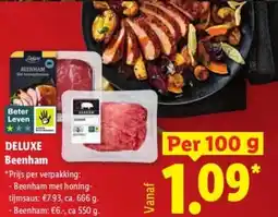Lidl DELUXE Beenham aanbieding