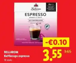 Lidl BELLAROM Koffiecups espresso aanbieding