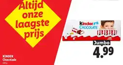 Lidl KINDER Chocolade aanbieding