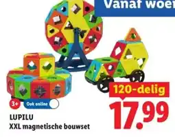 Lidl LUPILU XXL magnetische bouwset aanbieding