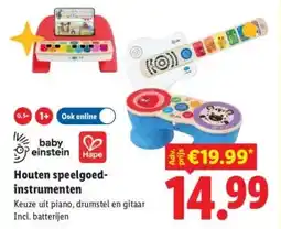 Lidl Houten speelgoed- instrumenten aanbieding