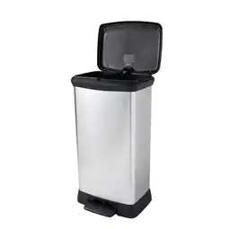 Marskramer Curver Pedaalemmer Decobin Duo 23L/23L Zilver metallic aanbieding