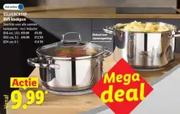 Lidl SILVERCREST RVS kookpan aanbieding