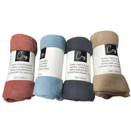 Marskramer Fleecedeken coral fleece 130x160 cm aanbieding