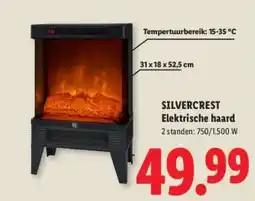 Lidl SILVERCREST Elektrische haard aanbieding