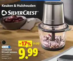 Lidl SILVERCREST RVS multi-hakmolen aanbieding