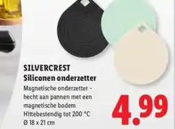 Lidl SILVERCREST Siliconen onderzetter aanbieding