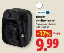 Lidl TRONIC Ventilatorkachel aanbieding