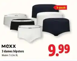 Lidl MEXX 3 dames hipsters aanbieding