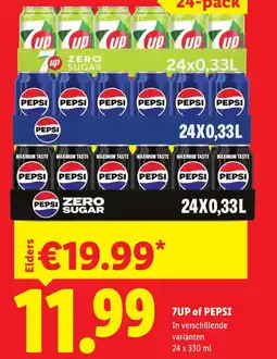 Lidl 7UP of Pepsi aanbieding