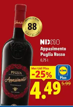 Lidl Appasimento Puglia Rosso aanbieding