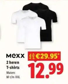 Lidl MEXX 2 heren T-shirts aanbieding