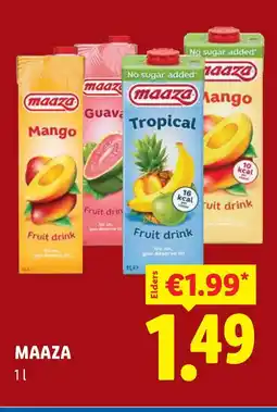 Lidl Maaza aanbieding