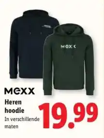 Lidl Heren hoodie aanbieding