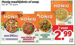 Dekamarkt Honig maaltijdmix of soep aanbieding