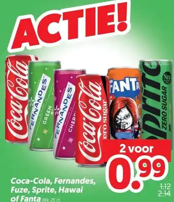 Coca-Cola, Fernandes, Fuze, Sprite, Hawai of Fanta
