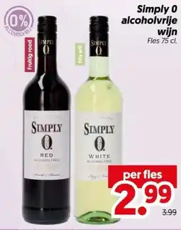Dekamarkt Simply 0 alcoholvrije wijn aanbieding