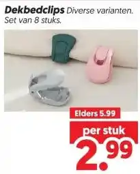 Dekamarkt Dekbedclips aanbieding