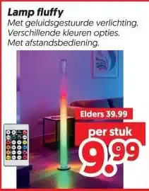Dekamarkt Lamp fluffy aanbieding