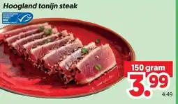 Dekamarkt Hoogland tonijn steak aanbieding