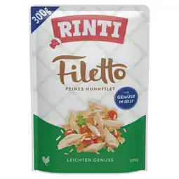 Zooplus Voordeelpakket: 24x,300g Rinti Filetto Licht genot Kip & Groenten Nat hondenvoer aanbieding