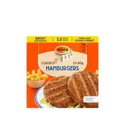 Dekamarkt Mora Hamburger 12 stuks aanbieding