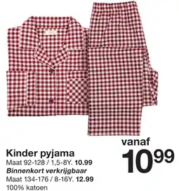 Zeeman Kinder pyjama aanbieding