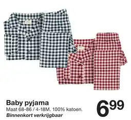 Zeeman Baby pyjama aanbieding