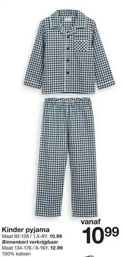 Zeeman Kinder pyjama aanbieding