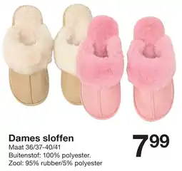Zeeman Dames sloffen aanbieding