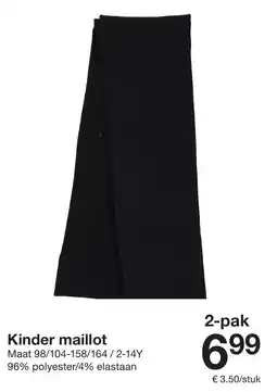 Zeeman Kinder maillot aanbieding