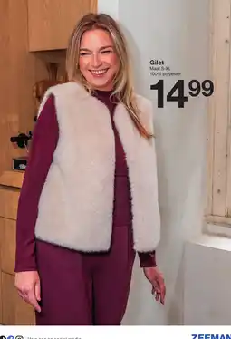 Zeeman Zeeman gilet aanbieding