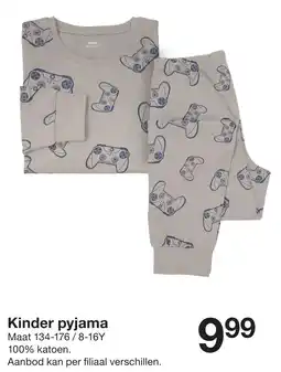 Zeeman Kinder pyjama aanbieding