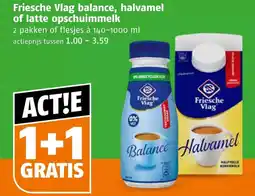 Poiesz Friesche Vlag balance, halvamel of latte opschuimmelk aanbieding