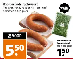 Poiesz Noordertrots rookworst aanbieding