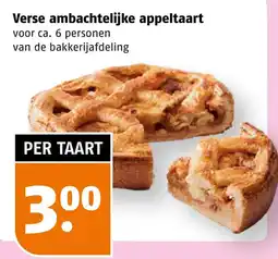 Poiesz Verse ambachtelijke appeltaart aanbieding