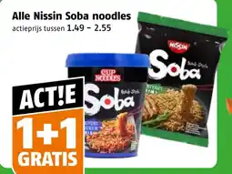 Poiesz Alle Nissin Soba noodles aanbieding