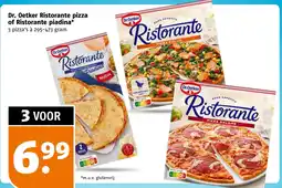 Poiesz Dr. Oetker Ristorante pizza of Ristorante piadina aanbieding