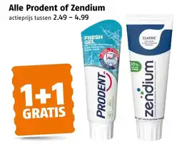 Poiesz Alle Prodent of Zendium aanbieding