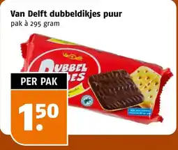 Poiesz Van Delft dubbeldikjes puur aanbieding