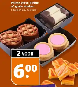 Poiesz Poiesz verse kleine of grote koeken aanbieding
