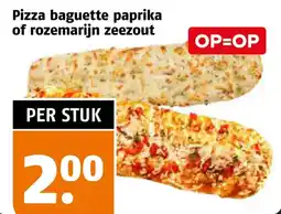 Poiesz Pizza baguette paprika of rozemarijn zeezout aanbieding