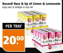 Poiesz Bacardi Razz & Up of Limon & Lemonade aanbieding